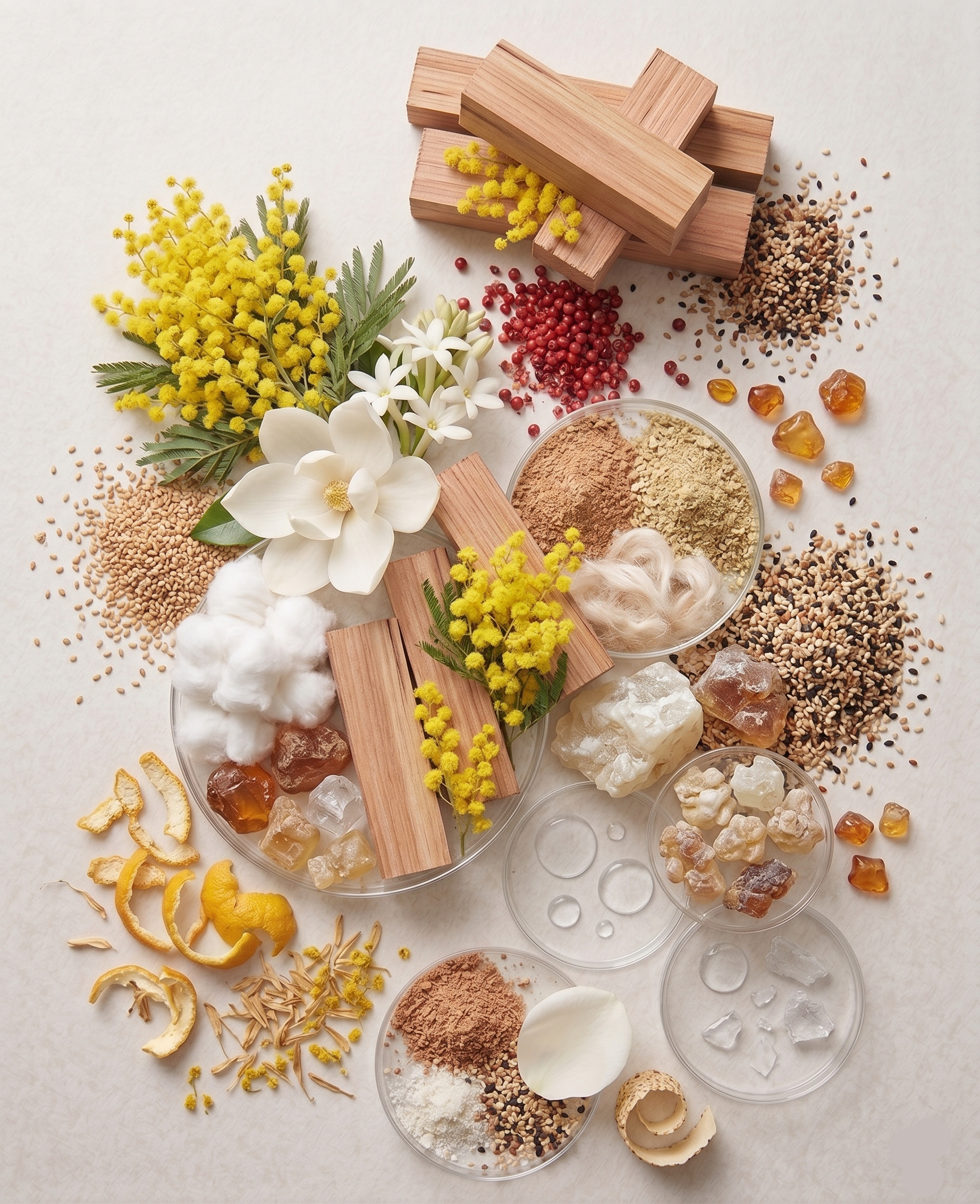 he fragrance features Musk, White Musk, Sesame, Mimosa and Woody Notes.
