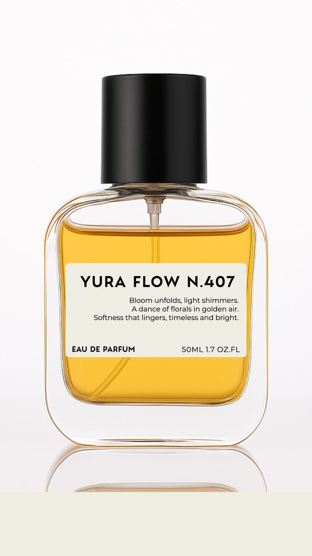 Yura Flow perfume bottle – inspired by Dior J’adore, feminine floral fragrance with 30% perfume oil.