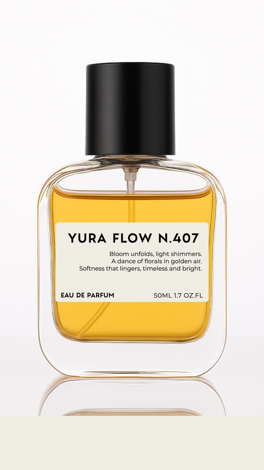Yura Flow perfume bottle – inspired by Dior J’adore, feminine floral fragrance with 30% perfume oil.