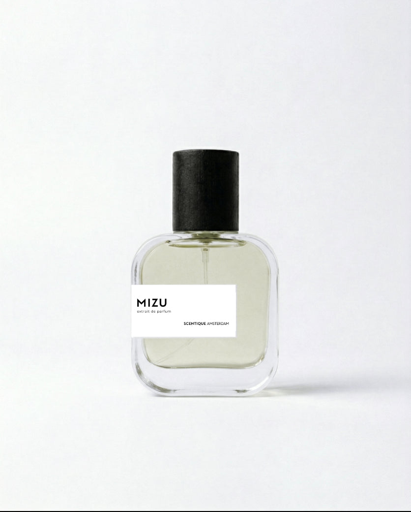 Mizu – Zeezout & Salie – extrait de parfum, Scentique Amsterdam